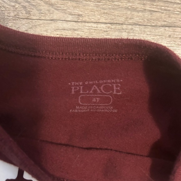 Wild One Maroon Kids Shirt - Picture 3 of 3